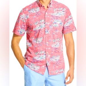 IZOD Men's Saltwater Dockside Tropical Shirt
